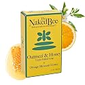 The Naked Bee Oatmeal & Honey Triple Milled Soap, 5 Ounce, 3 Pack, Orange Blossom Honey Beauty & Personal Care The Naked Bee