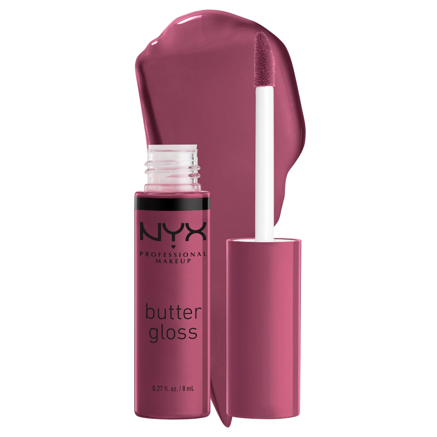 NYX PROFESSIONAL MAKEUP Butter Gloss, Non-Sticky Lip Gloss - Cranberry Pie (Mauve Purple) Beauty & Personal Care NYX PROFESSIONAL MAKEUP