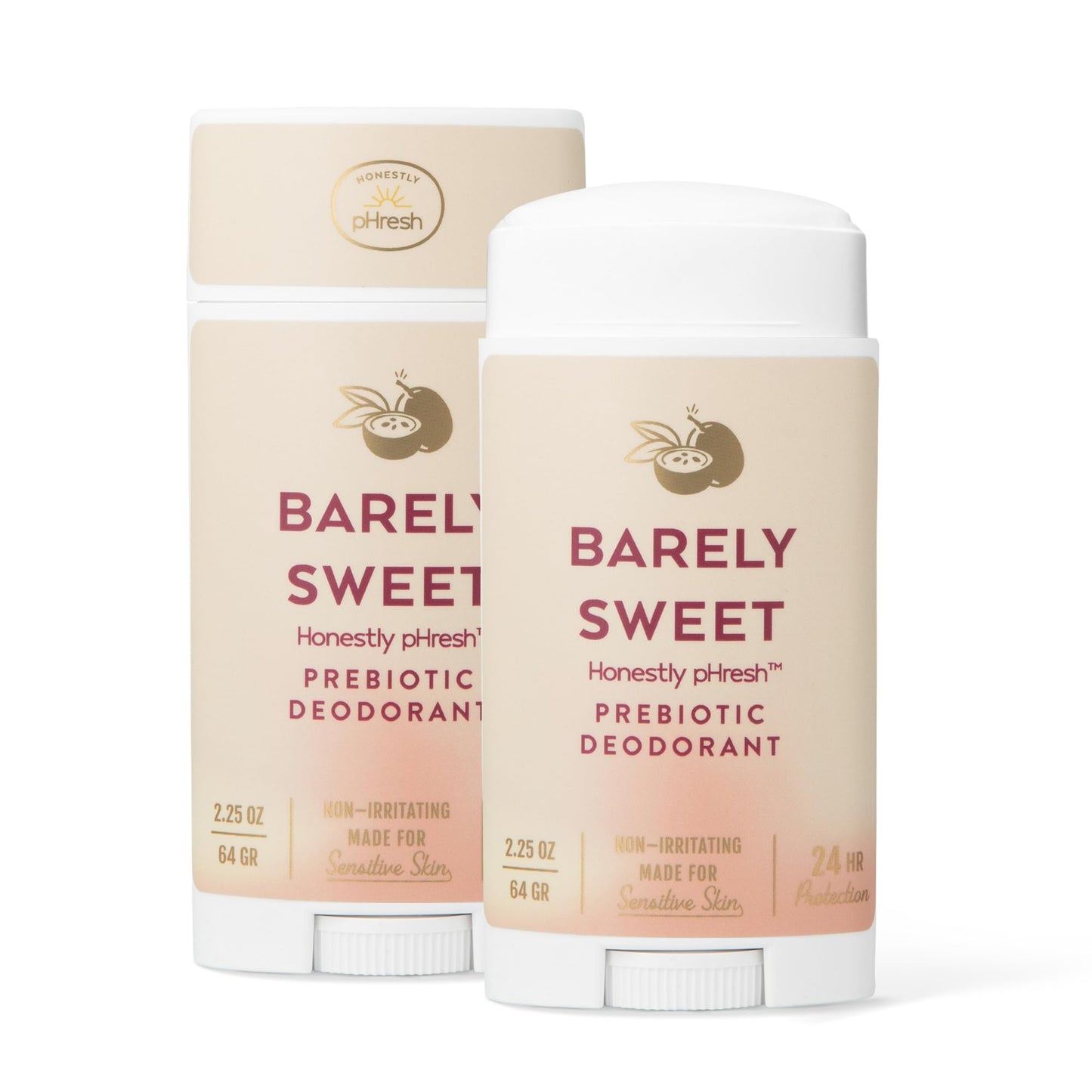 Honestly pHresh Prebiotic Natural Deodorant for Women - Aluminum & Baking Soda Free with 24 Hour Odor Protection. Clean Vegan Deodorant for Sensitive Beauty and Personal Care Honestly pHresh