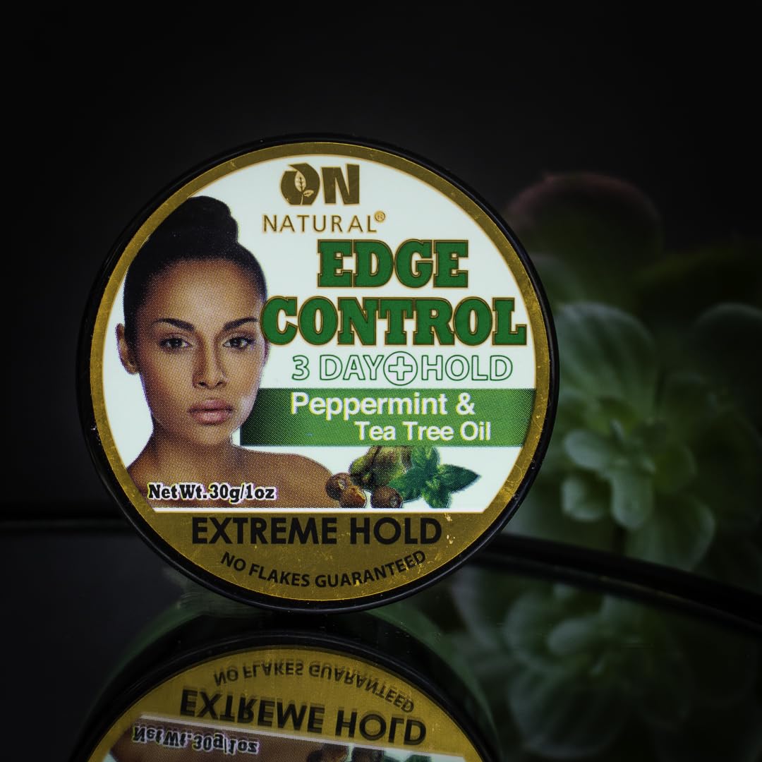 On Natural Edge Control Extreme Hold-Peppermint and Tea Tree Oil (3.4oz) Beauty & Personal Care On Natural