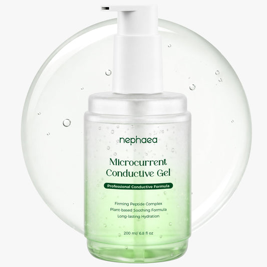 Nephaea Microcurrent Conductive Gel, Multi-Peptide Hydrating Toning Gel for Microcurrent, EMS, RF & IPL Devices, Centella Asiatica (Cica), Vitamin C Beauty & Personal Care nephaea