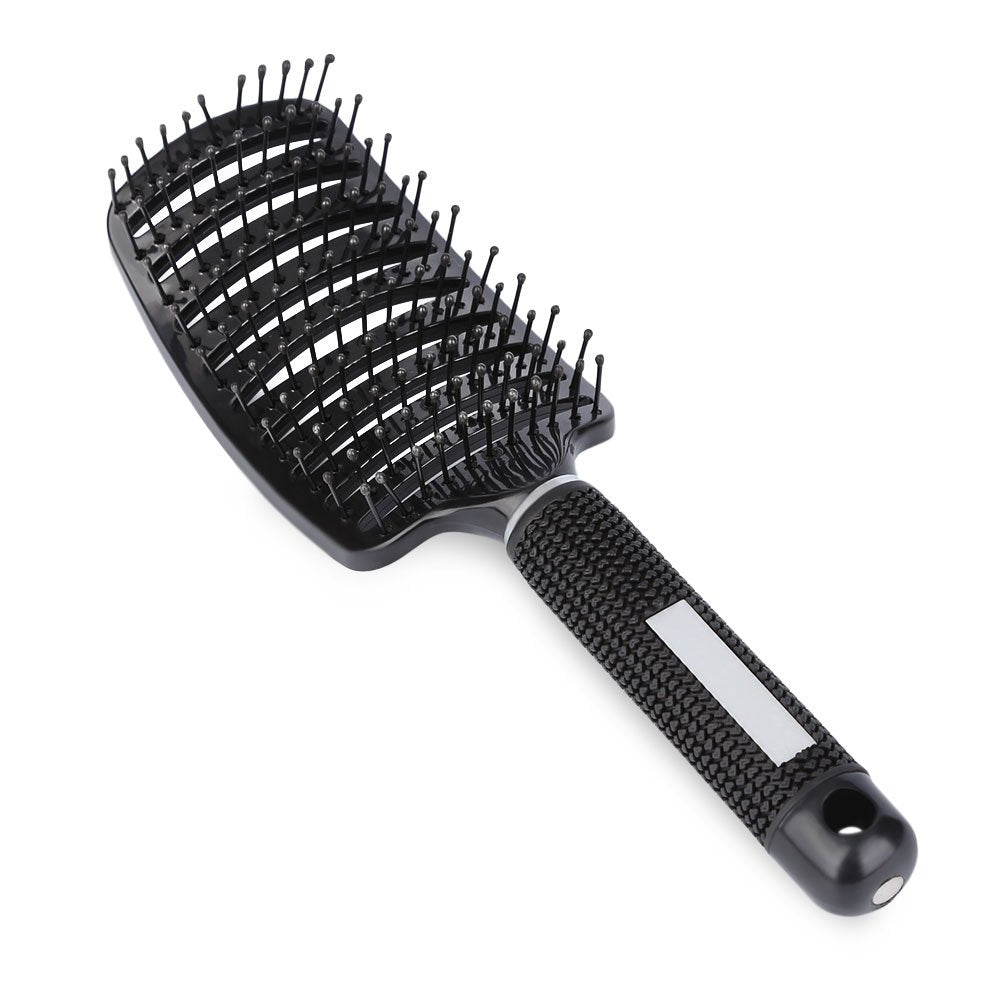 Vent Blow Dryer Hair Brush, Women Thick Long Curly Paddle Detangling Massage Brush, Fast Drying Straight Volume Comb, Curved Anti Static Styling Tool Beauty & Personal Care eyxformula