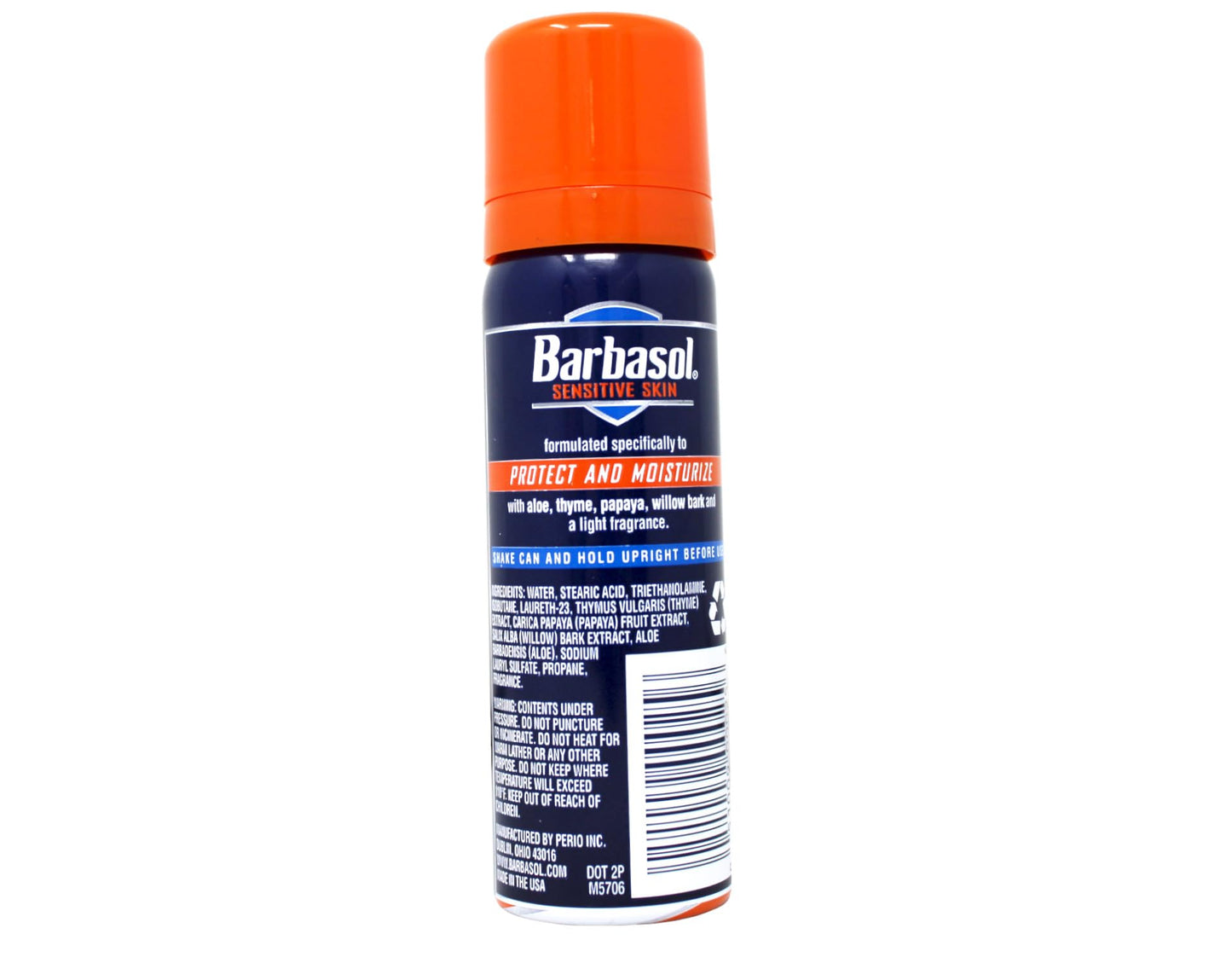 Barbasol Shaving Cream Sensitive Skin (Pack of 4) Beauty & Personal Care Barbasol