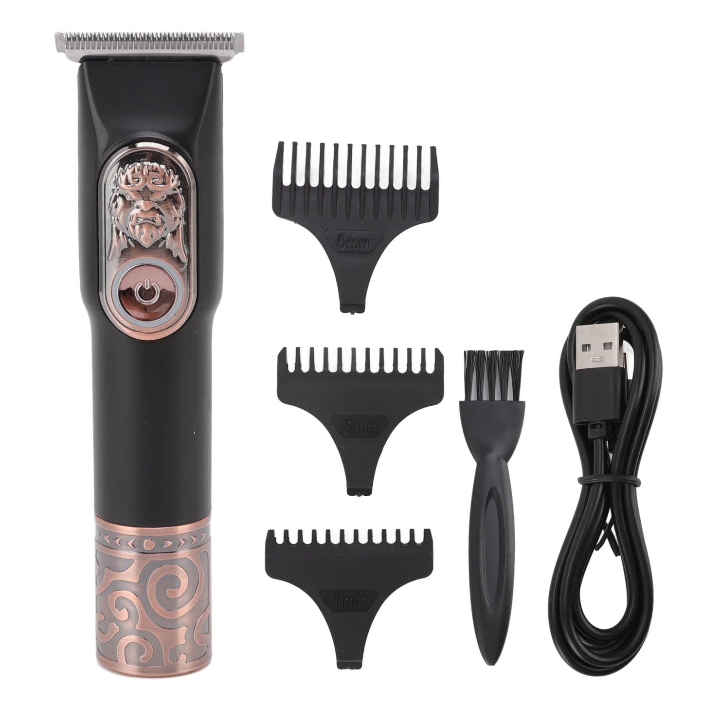 QDKVTNDJZ Electric Hair Trimmer Kit Professional Low Noise Rechargeable Multifunctional Beard Clippers Set for Men Home Use ABS Stainless Steel Alloy Beauty and Personal Care QDKVTNDJZ