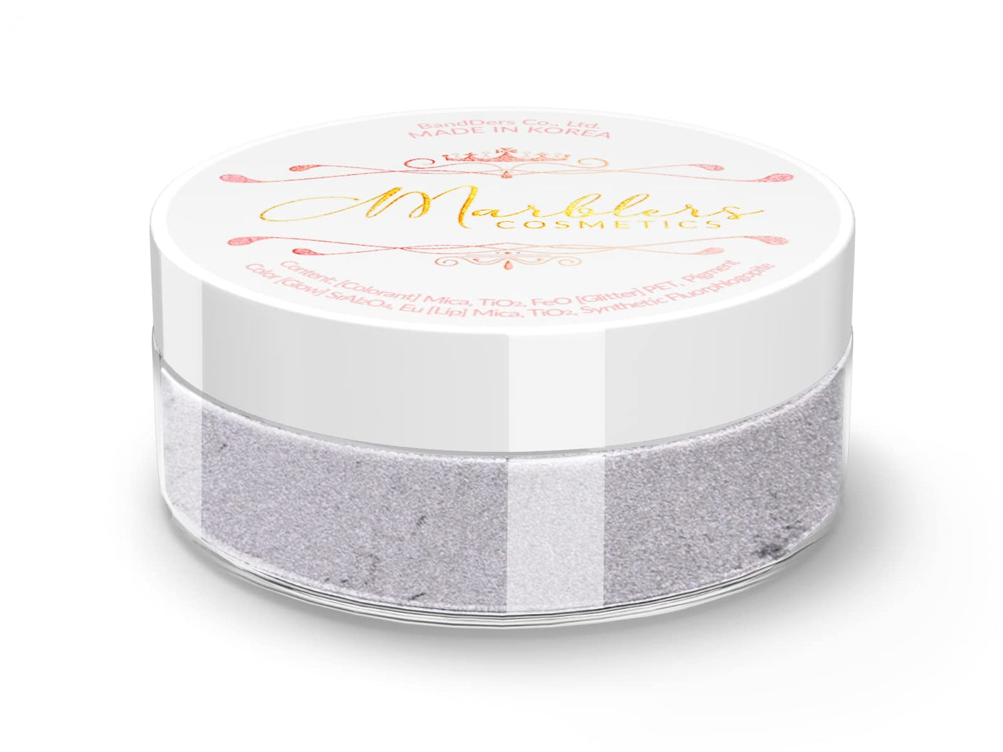 MARBLERS Fine Natural Mica Powder [Lavender Gray] 0.11oz (3g) | Highly Pigmented | Non-Toxic, Vegan, Cruelty-Free | Eyeshadow, Body Butter, Nail Beauty & Personal Care MARBLERS