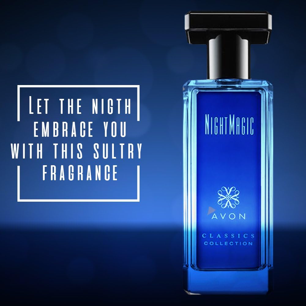 Avon Classics Night Magic Cologne for Him, 1.7oz – Woody Floral Scent with Neroli, Jasmine & Musk |Travel Size Cologne for Men |Non Toxic Body Perfume Beauty & Personal Care AVON