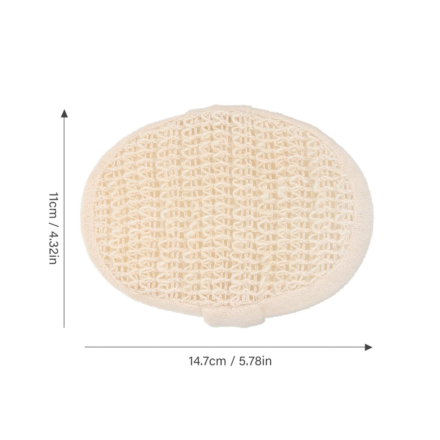 Uonlytech Cotton Linen Bath Towel Shower Brush Bathing Exfoliating Scrubber Bath Sponge Brush Shower Exfoliator Bath Scrubbing Sponge Shower Sponge Beauty and Personal Care Uonlytech