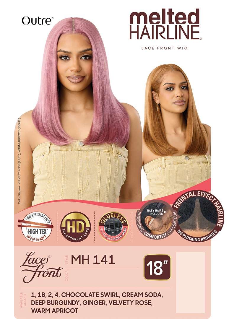 Outre Lace Front Wig - Melted Hairline - MH 141 (DARK BROWN 2)