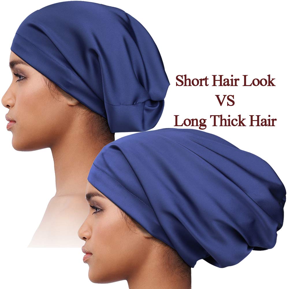Slap Silky Adjustable Cap Quality Beanie Hat Head Cover for Curly Hair Women Beauty and Personal Care Alnorm