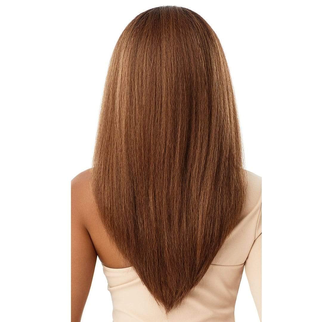 Outre Quick Weave Self Styled in 60 Seconds Neesha Soft & Natural New Half Wig Cap Laysflat Requires Less Leave Out NEESHA H302 DR2/Cinnamon Spice
