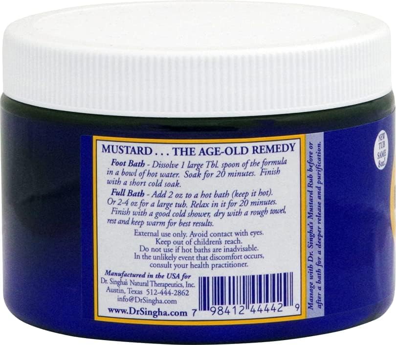DR. SINGHA'S MUSTARD BATH MUSTARD BATH 8 OZ, 8 OZ Beauty and Personal Care Dr. Singha's