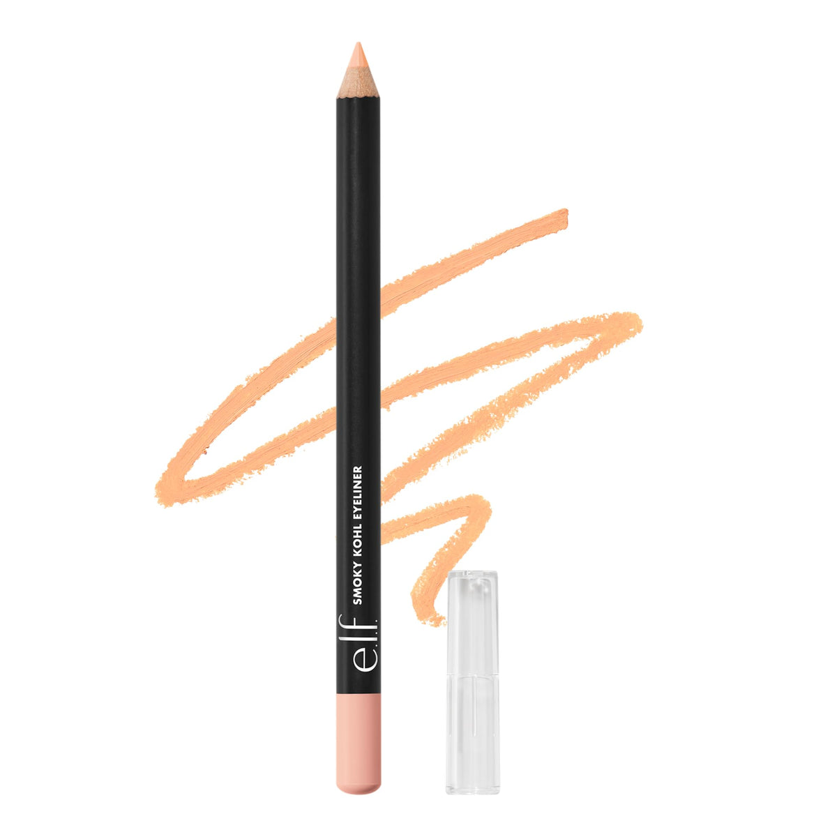e.l.f. Smoky Kohl Eyeliner, Eye Pencil For Creating Long-Lasting, Bold, High-Pigmented Makeup Looks, Vegan , Beige Flag Beauty & Personal Care e.l.f.