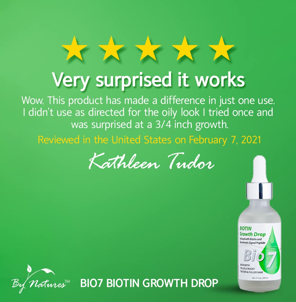 BIO7 Biotin Growth Drops with Signal Peptide, 2 Fl Oz
