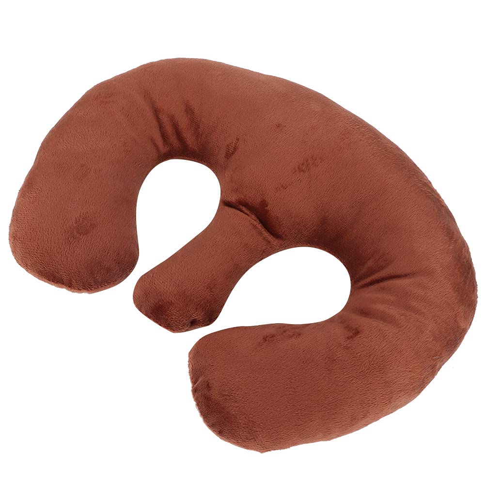 Brrnoo Beauty Salon Support Pillow, SPA Massage Chest Pillow, Soft Silicone Cushion Massage Face Pillow, Comfortable Support Pillow (Dark Brown) Beauty and Personal Care Brrnoo