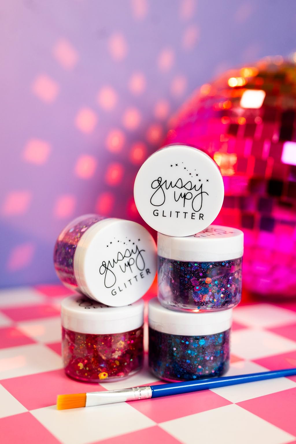 Hair Glitter Gel by Gussy Up- Water-Based Quick-Drying Sparkle for Kids & Adults - Clear-Dry Formula - Washable Festival & Party Hair Glitter - 20ml Beauty & Personal Care Gussy Up