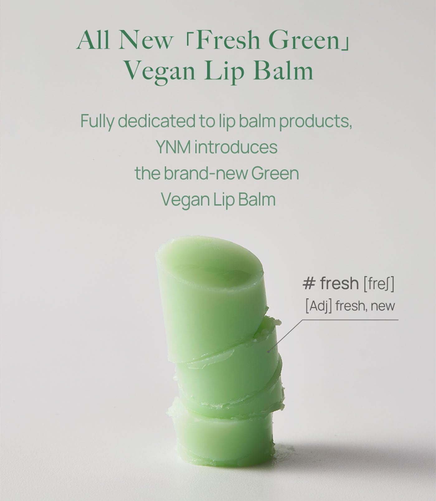 YNM Fresh Green Lip Balm Beauty and Personal Care YNM