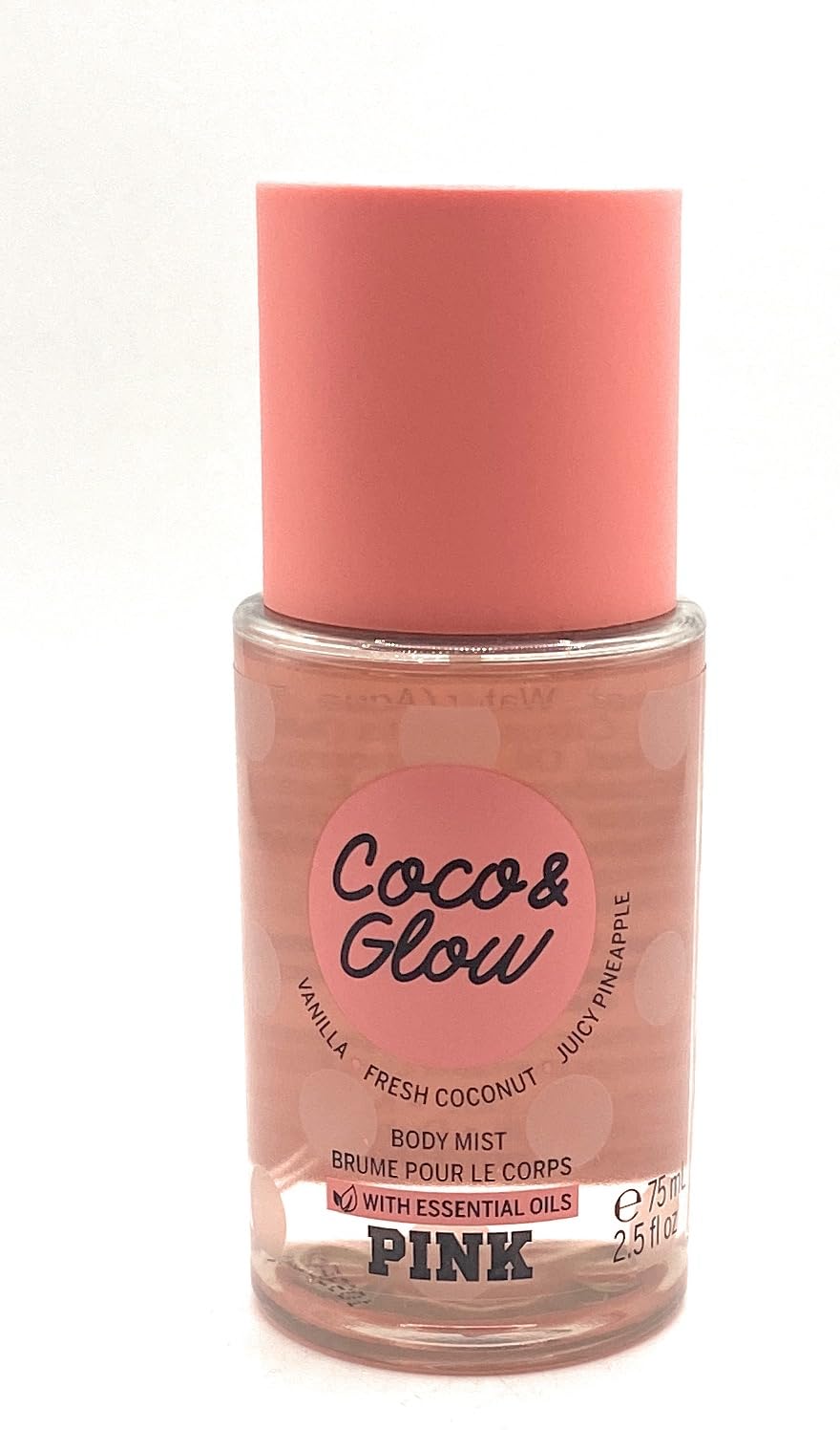 Victoria's Secret Pink Coco & Glow Scented Mist Women's Travel Size 2.5 Fluid Ounce Spray Beauty & Personal Care Victoria's Secret