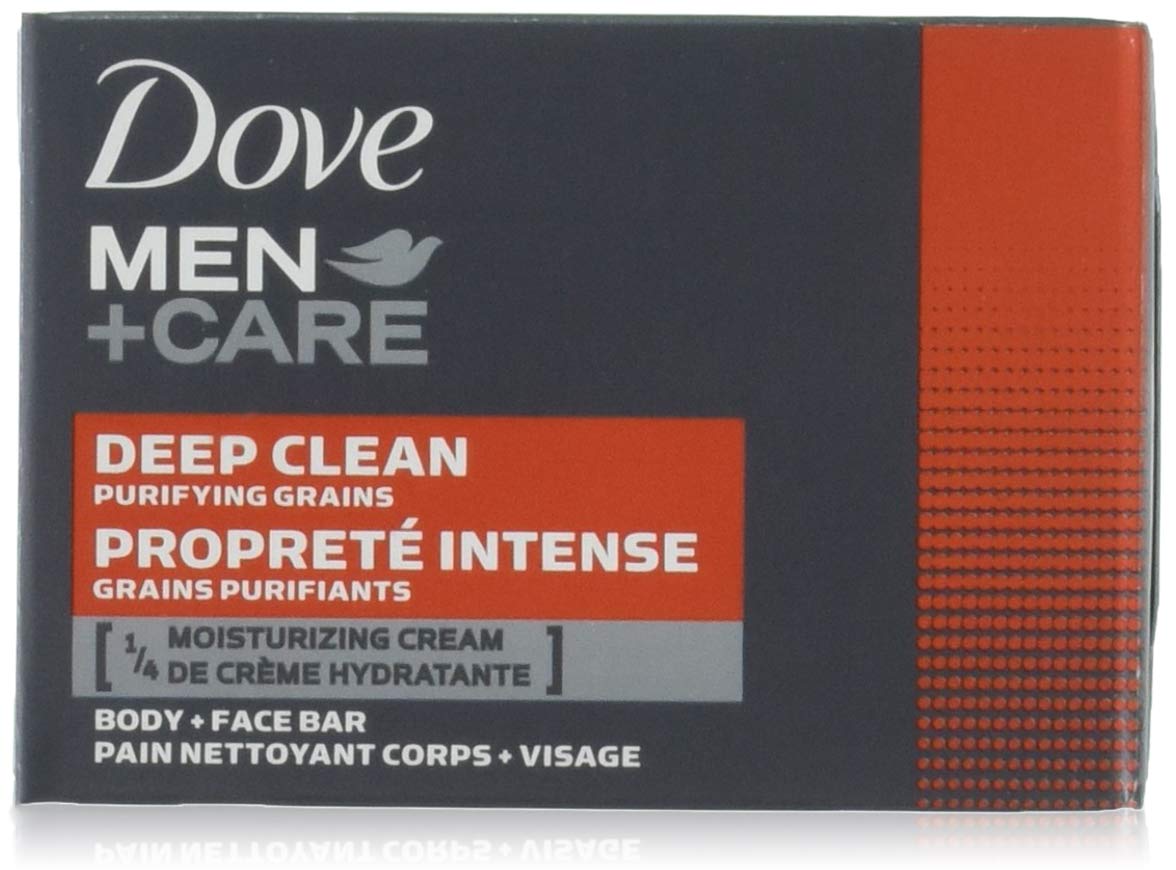 Dove Men + Care Body & Face Bar, Deep Clean 4 oz, 4 ea (Pack of 3) Beauty & Personal Care Dove
