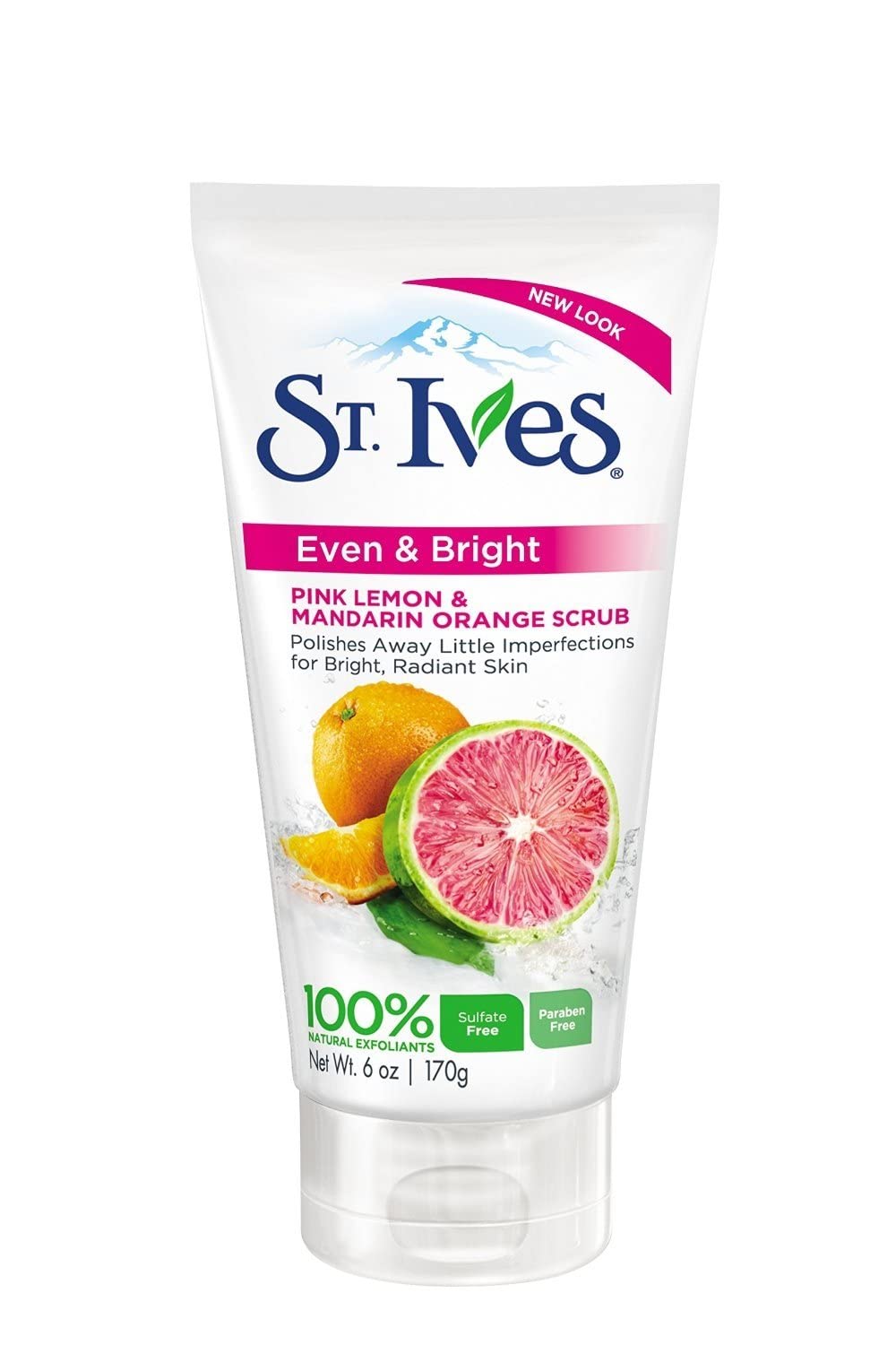St. Ives Even & Bright Face Scrub Pink Lemon and Mandarin Orange 6 oz (Pack of 12) Beauty & Personal Care St. Ives
