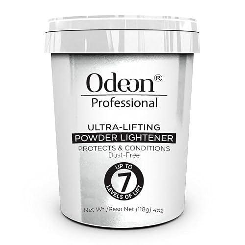 Odeon Professional Ultra-Lifting Hair Bleach Powder 4oz - Lightens Up to 7 Levels - For Balayage, Highlights & Full Hair Bleaching - All Hair Types Beauty & Personal Care Odeon