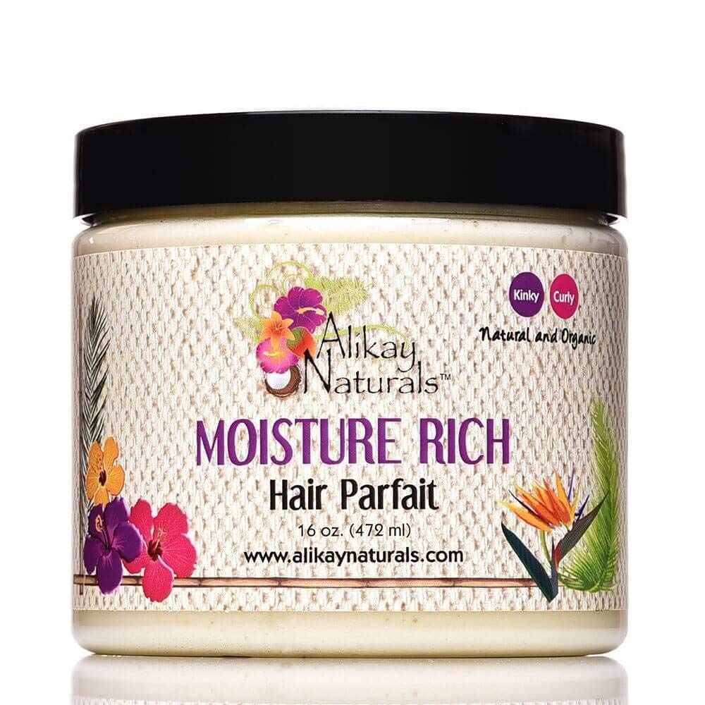 Alikay Naturals Moisturizer Rich Hair Parfait Natural Shea Butter, Argan Oil & Coconut Oil 8 Ounce Beauty & Personal Care Alikay Naturals
