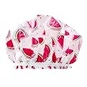 Reusable Vinyl Shower Cap & Bath Cap, Frosted PEVA Elastic Stretch Hem. Multi-Use Waterproof Stretchy Hair Cap for all Hair Lengths - One In A Melon Beauty & Personal Care Betty Dain
