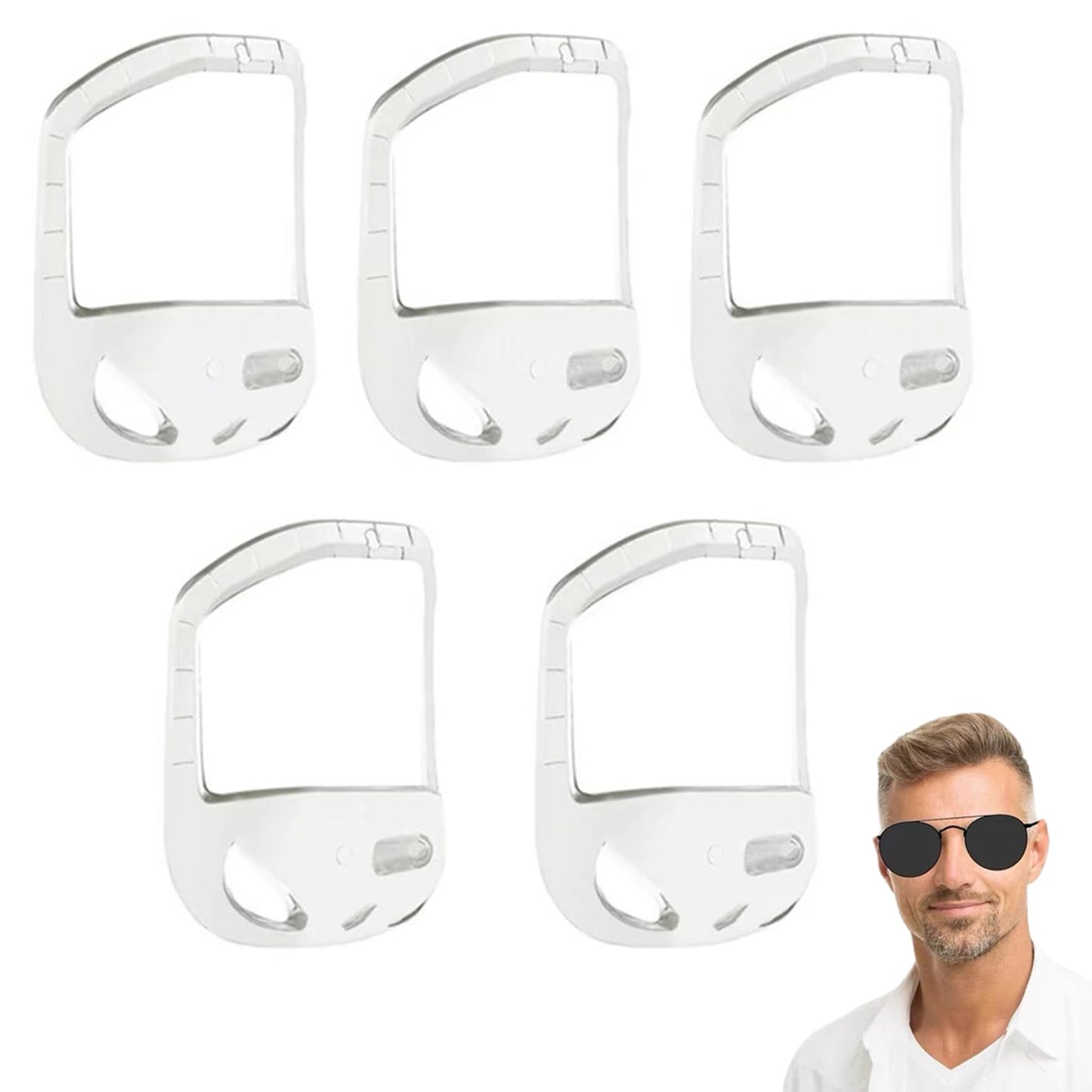 Beard Shaping Tool Set: 5 Size Goatee Shaper for Men, Goatee Shaving Template & Beard Guide Shaper, Mustache Grooming Kit Face Hair Styling Template Beauty and Personal Care qczoyp