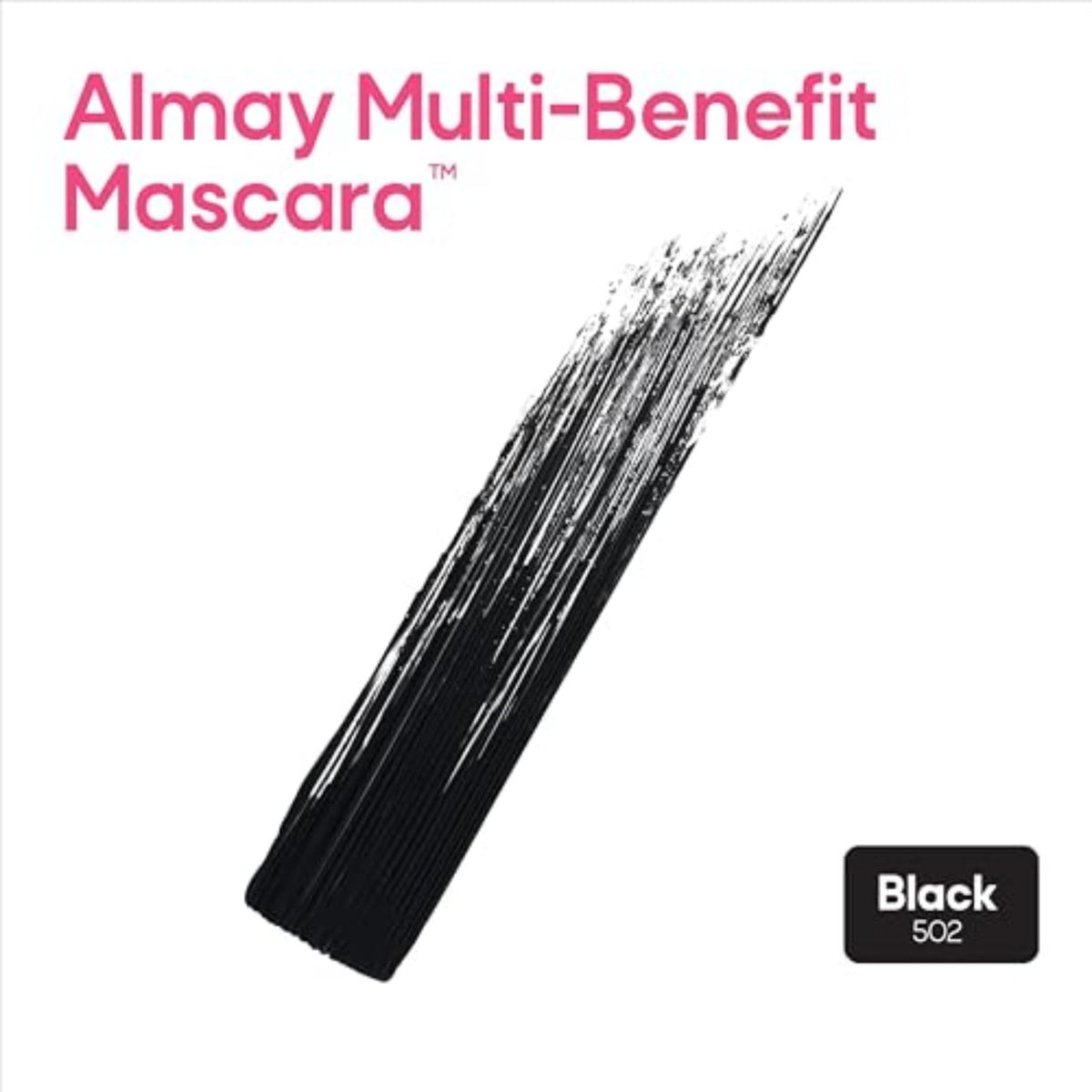 Almay Mascara, Volume, Length, Definition & Conditioning, Multi-Benefit Eye Makeup, Hypoallergenic and Fragrance-Free, 502 Black Beauty & Personal Care Almay