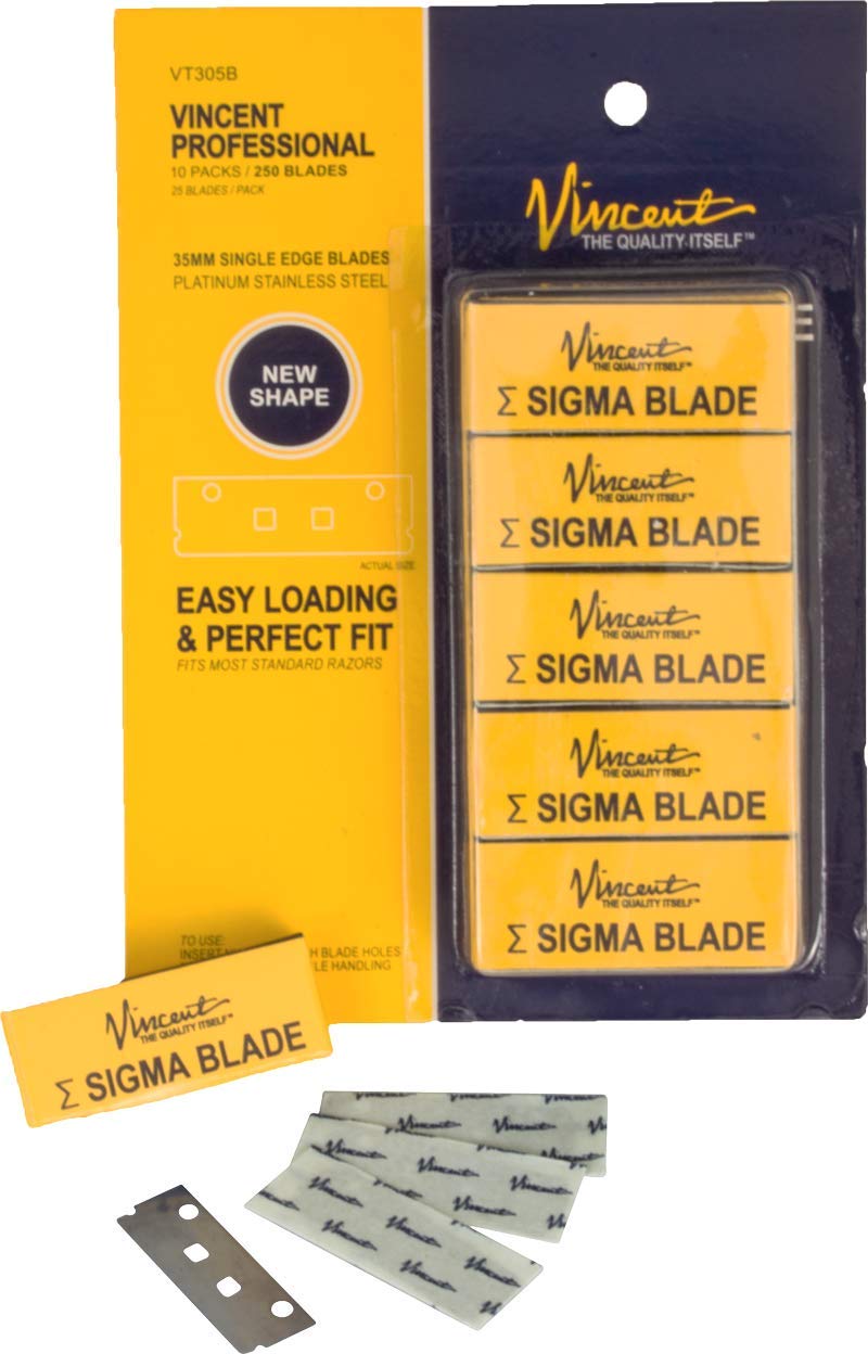 Vincent Weasel Razor in association with VanDaGoat (Silver-Left Handed) Beauty and Personal Care Vincent