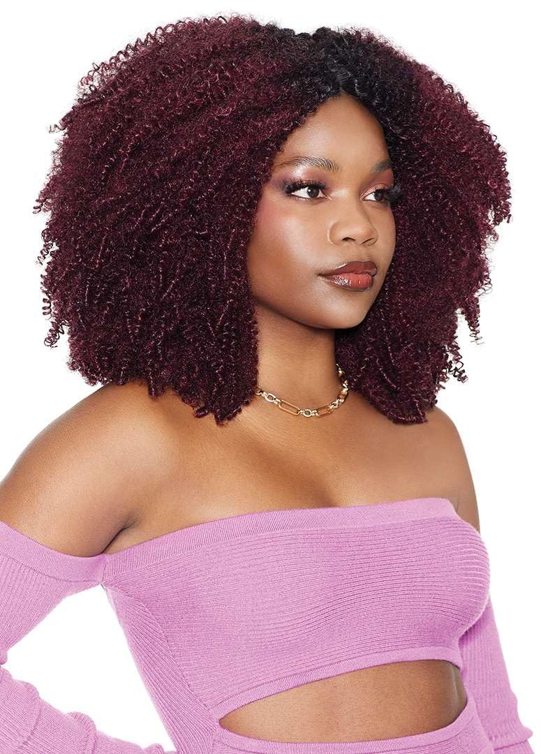Outre Purple Pack Boutique - Miracle Coily Fro 5PCS (DARK BROWN 2)
