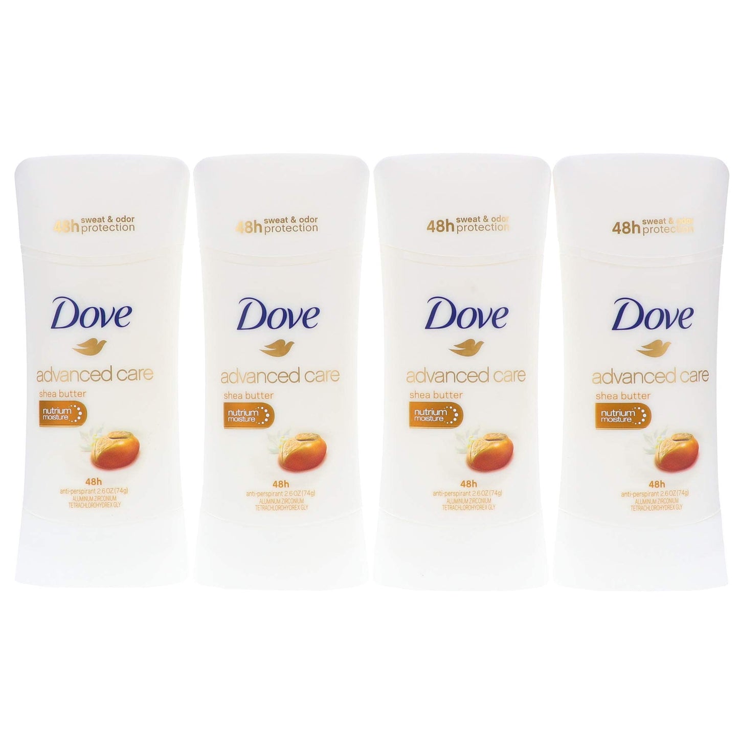 Dove Advanced Care Antiperspirant, Shea Butter, 2.6 Ounce (Pack of 4) Beauty and Personal Care DOVE MEN + CARE