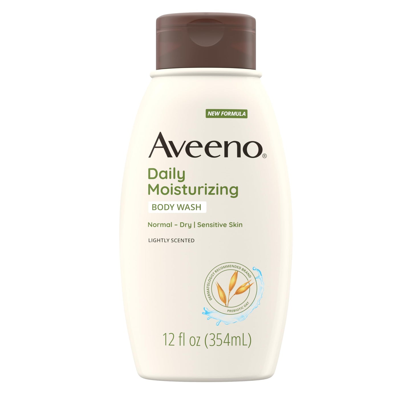 Aveeno Daily Moisturizing Body Wash with Soothing Oat, Creamy Shower Gel, Soap-Free and Dye-Free, Light Fragrance, 12 fl. oz (Pack of 4) Beauty & Personal Care Aveeno