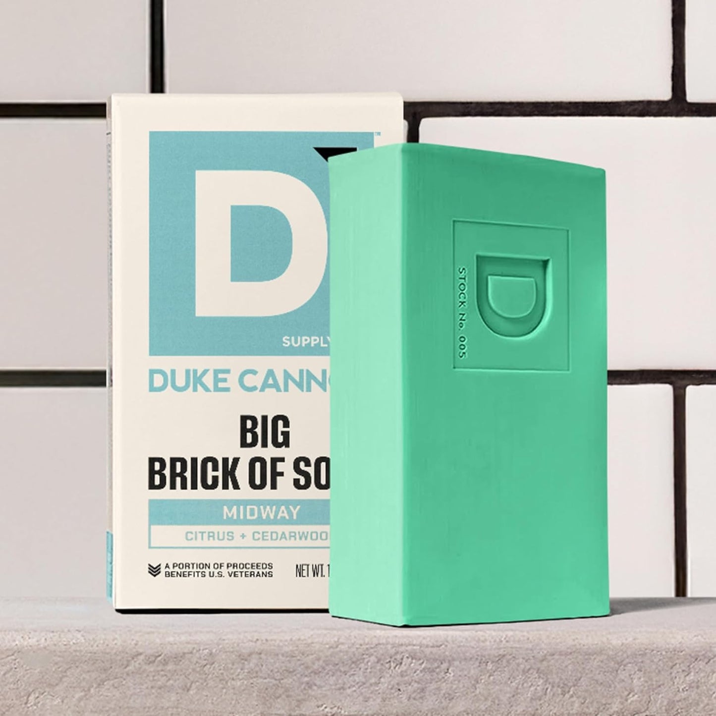 Duke Cannon Supply Co. Extra Large Bar Soap - Men's Natural Soap with Masculine Scents - Citrus + Cederwood - Made in the USA with domestic & globally Beauty & Personal Care Duke Cannon Supply Co.