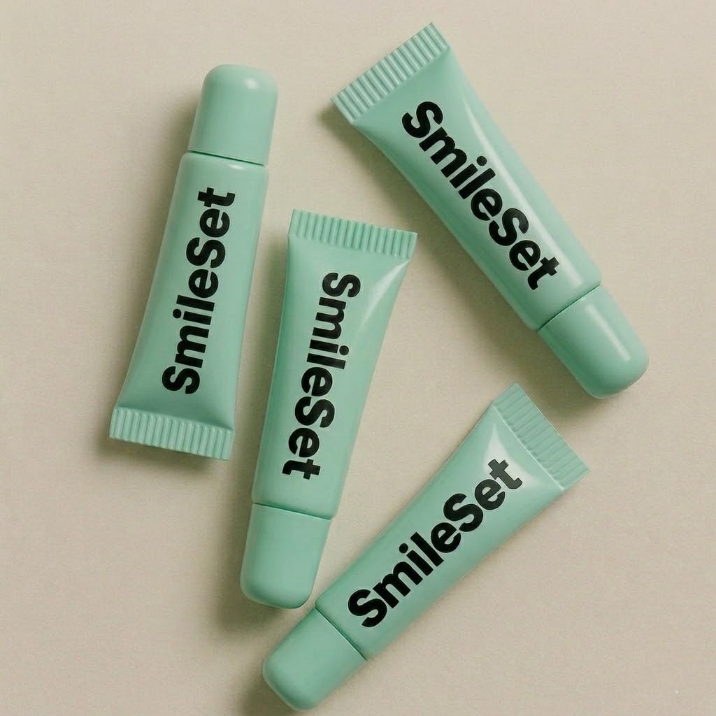 SmileSet Premium Hydrating Lip Gloss - Nourishing Lip Gloss Tubes with Petrolatum Beeswax, Shea Butter - Pack Of 4 Beauty & Personal Care SmileSet