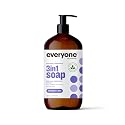 Everyone 3-in-1 Soap, Body Wash, Bubble Bath, Shampoo, 32 Ounce (Pack of 1), Lavender and Aloe, made with Essential Oils for Men and Women Beauty & Personal Care everyone for every body