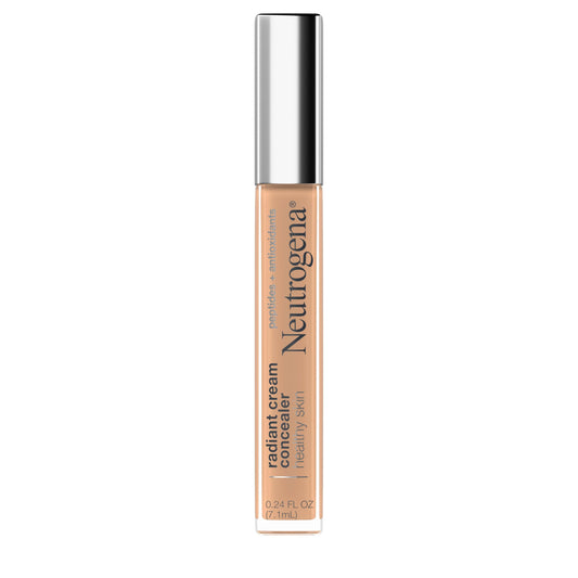 Neutrogena Healthy Skin Radiant Brightening Cream Concealer with Peptides & Vitamin E Antioxidant, Lightweight Perfecting Concealer, Non-Comedogenic Beauty & Personal Care Neutrogena
