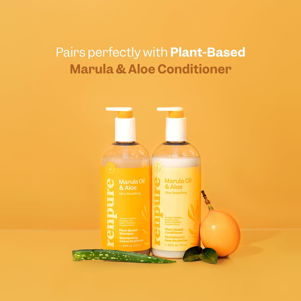 Renpure, Shampoo Marula Oil Aloe, 24 Fl Oz Beauty & Personal Care RENPURE