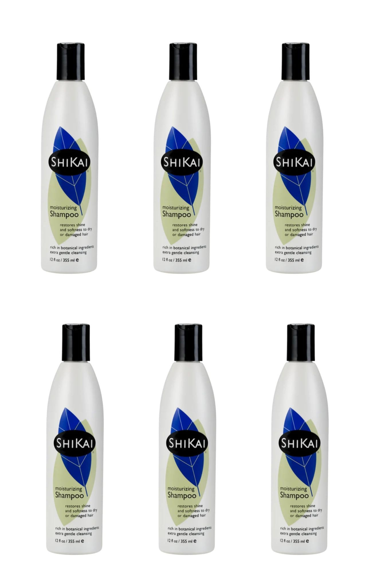 Shikai: Original Natural Formulas, Moisturizing Shampoo 12 oz (6 pack) Beauty & Personal Care ShiKai