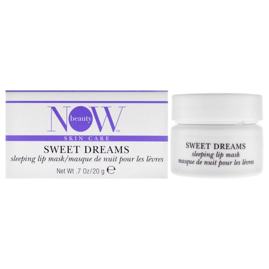 NOW BEAUTY Sweet Dreams Sleeping Lip Mask - Overnight Lip Mask - Organic Lip Balm & Moisturizer - Hydration - Rich in Antioxidants - Paraben & Sulfate Beauty and Personal Care NOW BEAUTY