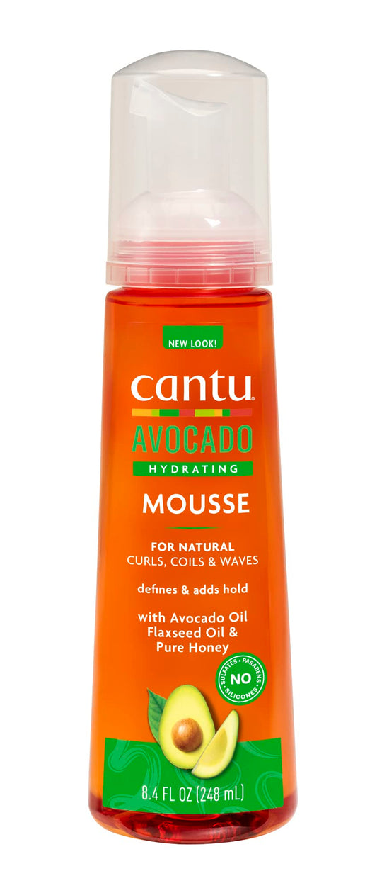 Cantu Avocado Hydrating Mousse, 8.4 fl oz (248 ml) Beauty & Personal Care Cantu
