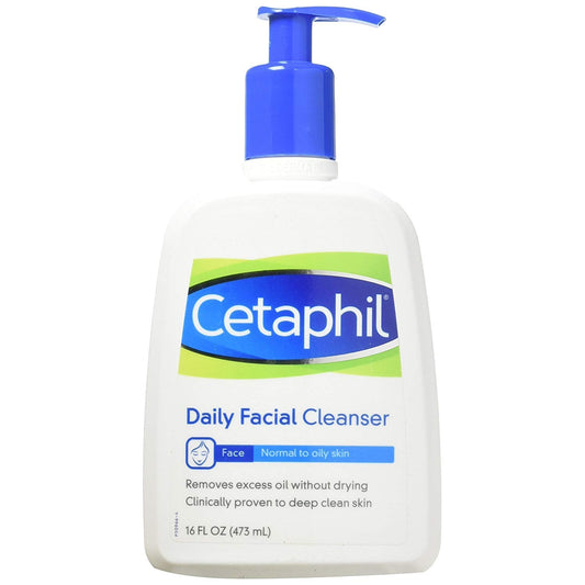 Cetaphil Daily Facial Cleanser, Normal to Oily Skin - 16 Oz (Pack of 4) Beauty & Personal Care Cetaphil