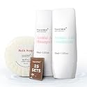 Travel Well Mini Shampoo & Conditioner Set - Amino Acid Travel Shampoo & Conditioner - Paraben-Free Mini Soap Bars Guest Bathroom Toiletries - 25 Beauty & Personal Care Travelwell