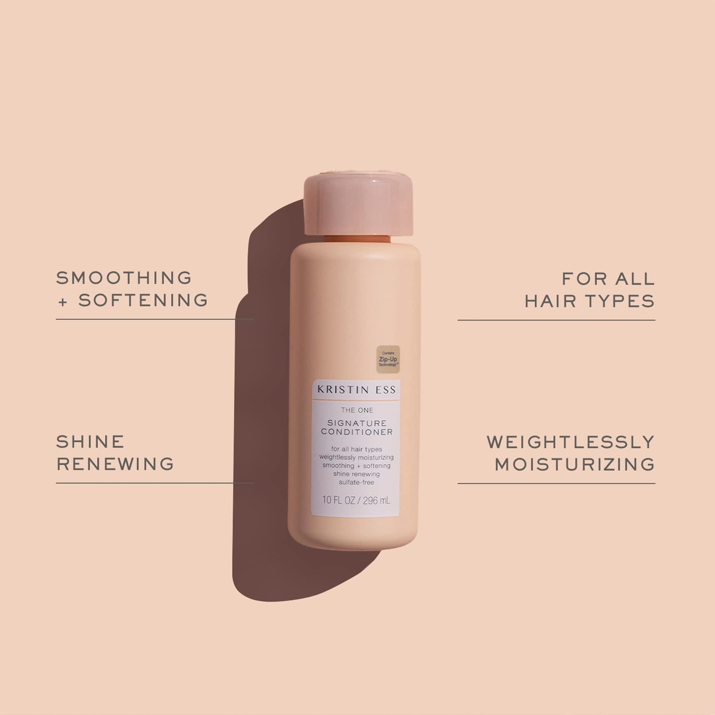 Kristin Ess Hair Signature Salon Sulfate Free Shampoo and Conditioner Set for Moisture, Frizz + Shine - Color Safe, Vegan, Paraben Free - Clarifying Beauty & Personal Care Kristin Ess