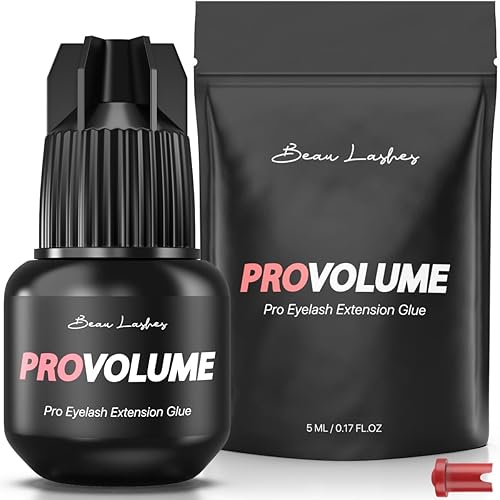Super Strong Eyelash Extension Glue for Professionals | Strongest Black Lash Adhesive for Long Lasting Semi Permanent Individual Lash Extensions | Beauty & Personal Care BEAU LASHES