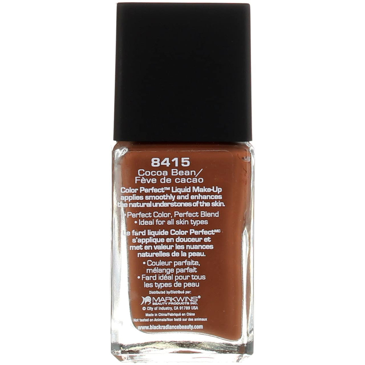 Black Radiance Color Perfect Oil Free Liquid Makeup, Cocoa Bean 1 oz (Pack of 2) Beauty & Personal Care Black Radiance