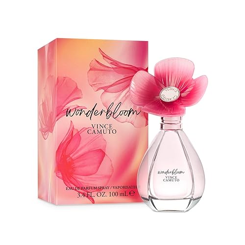 Vince Camuto Wonderbloom Eau De Parfum Perfume for Women, Notes of White Freesia, Pear Leaves, Sandalwood, 3.4 Fl Oz. Beauty & Personal Care Vince Camuto