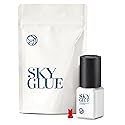 Super Strong Sky D Eyelash Extension Glue 5ml - Professional Black Bonding Adhesive for Long Lasting Semi Permanent Individual Lash Extensions - 3-4s Beauty & Personal Care Sky