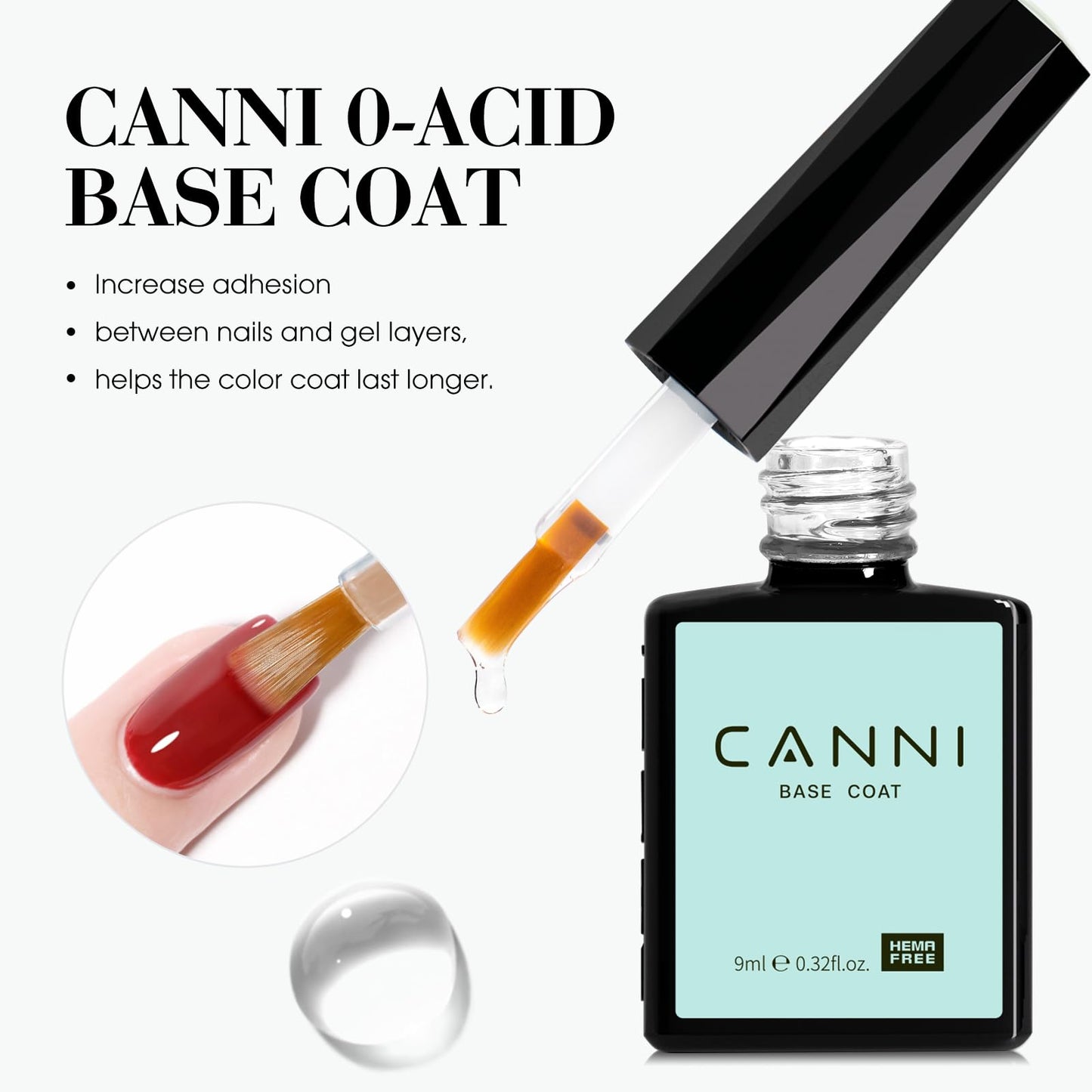 CANNI 2Pcs Gel Nail Glue for Acrylic Nails Tips and False Nails Tips Gel Nail Polish, UV Lamp Cure Beauty and Personal Care CANNI
