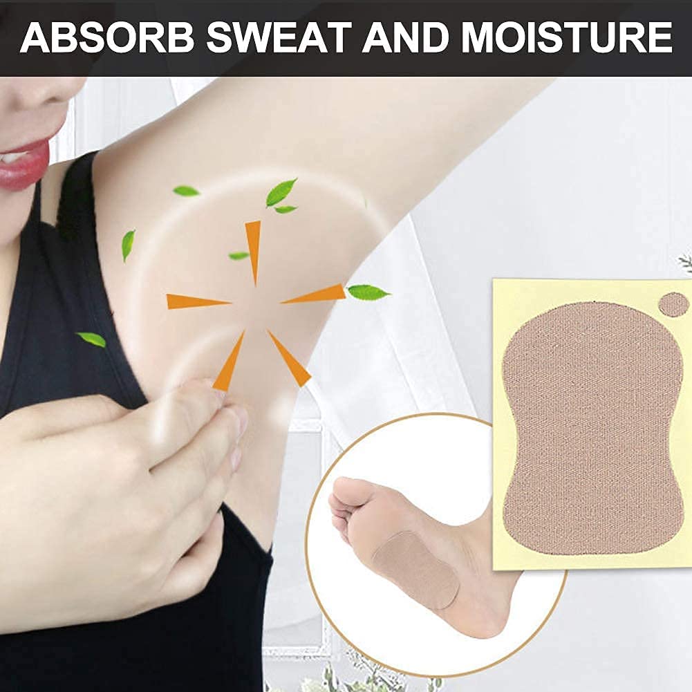 Underarm Sweat Pads, 10 PCS Self-adhesive Armpit Prevent Sweat Pads, Disposable Invisible Antiperspirant Sticker, Absorbent Sweat Armpits Perspiration Beauty and Personal Care Jocaluyia