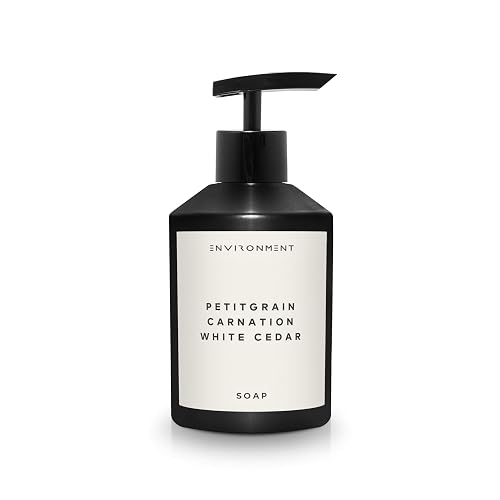 ENVIRONMENT Inspired by Designer Perfume DYPT Hand Soap, 300ml Luxury Liquid Soap (Petitgrain | Carnation | White Cedar) Home Essentials, Kitchen Beauty & Personal Care ENVIRONMENT
